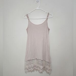 Elegant Cream Lace Trim Women's Top